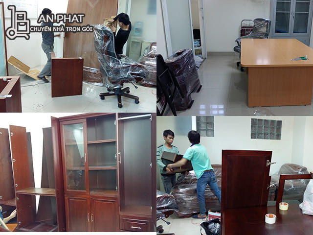 Tháo dỡ đồ nội thất chuyển văn phòng trọn gói tại quận Hà Đông